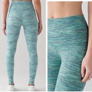 Lululemon Wonder Under Space Dye Camo Leggings